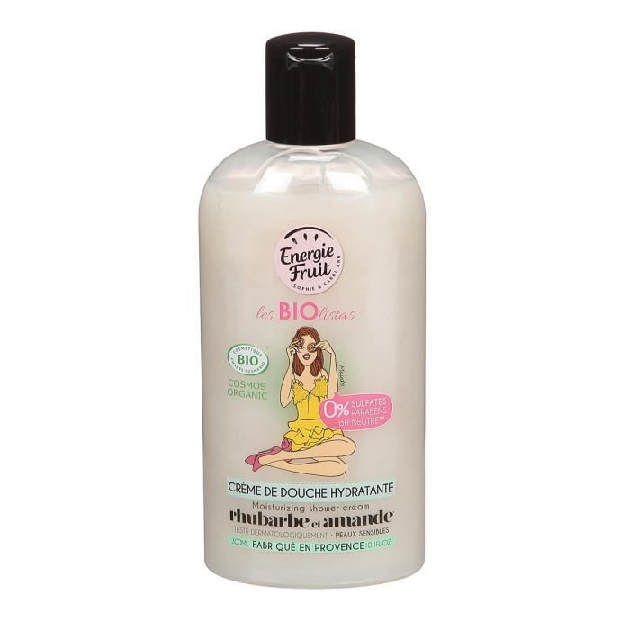 ENERGIE FRUIT Crème de douche hydratante RHUBARBE et Amande - 300 ml
