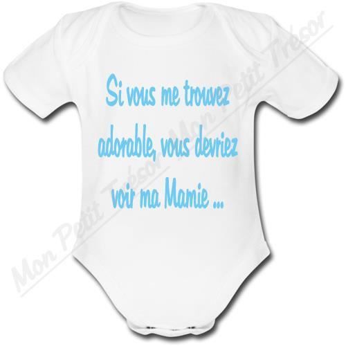 One Pieces Clothing Shoes Accessories Body Bebe Si Vous Me Trouvez Adorable Vous Devriez Voir Ma Mamie Fille Rose Fashion