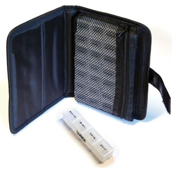 HESTEC Pochette semainier pilulier semaine