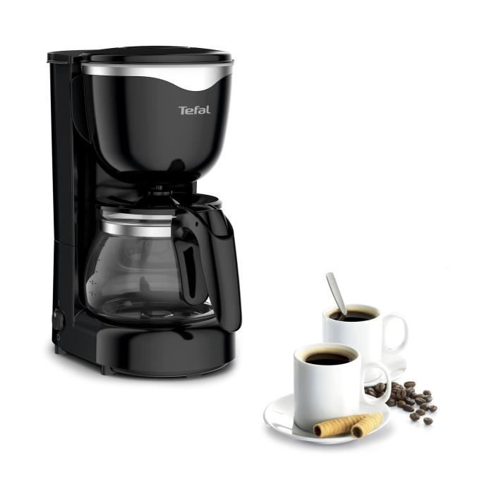 TEFAL - Cafetière 6 tasses noir/inox - CM340811