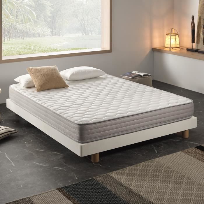 matelas aero-latex 180x190 cm blue-latex coutil intense+ mémoire