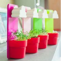 JARDINIÈRE - POT FLEUR Pot de fleurs suspendu plante sols semences Décor JARDINIÈRE - POT FLEUR Pot de fleurs suspendu plante sols semences Décor