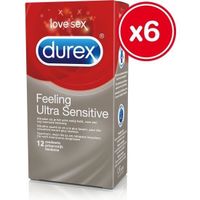 PRÉSERVATIF DUREX ULTRA SENSITIVOS 12 UDS (6 CAJAS) PRÉSERVATIF DUREX ULTRA SENSITIVOS 12 UDS (6 CAJAS)