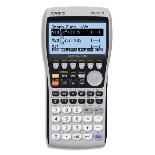 CASIO Calculatrice graphique GRAPH75