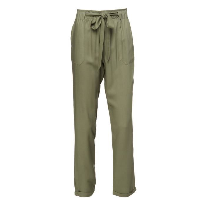 DEELUXE - Pantalon Fluide Kaki