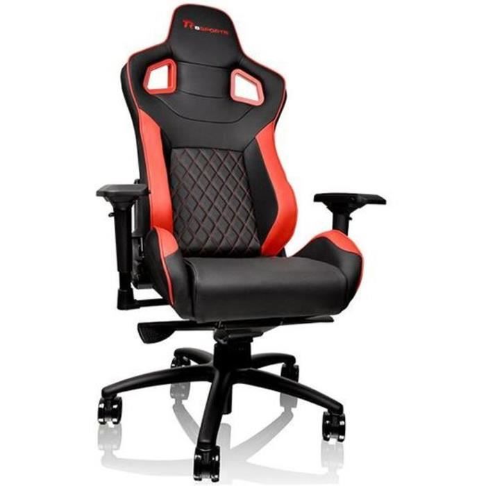 Tt esports by Thermaltake Siège PC Gaming Fit GTF 100 Noir/Rouge Fit Series