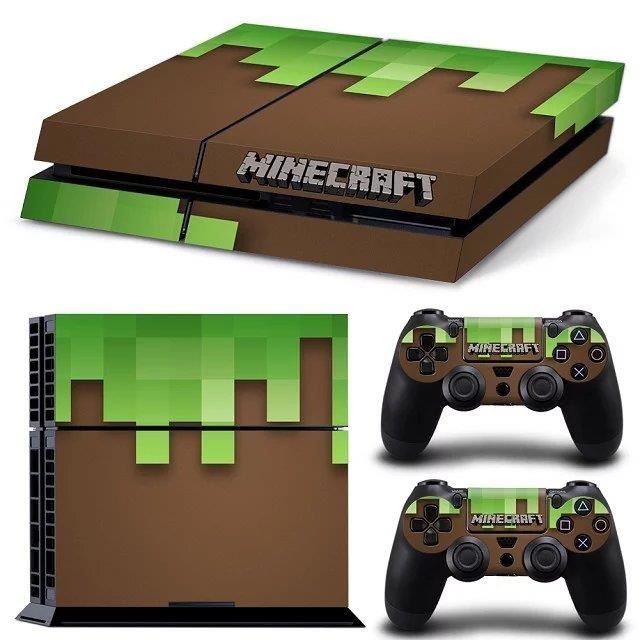 Skin autocollant Motif MINECRAFT pour Sony PS4 Playstation 