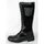 BOTTES CUIR NOIR CHAUSSURES FEMME & ADO T 40 NEUVE