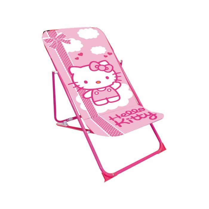SANRIO HELLO KITTY Chaise de Plage Enfant Fille