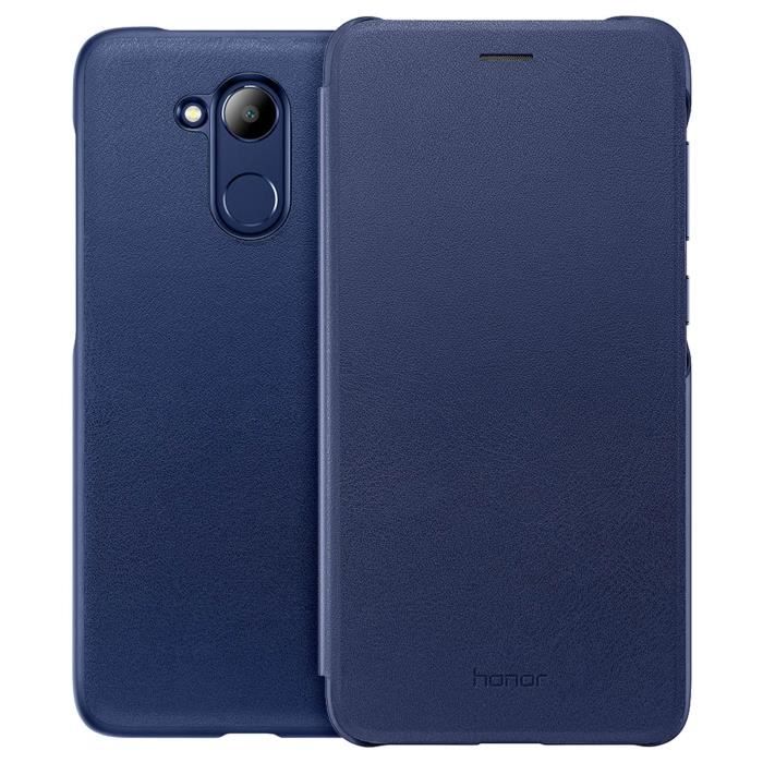 Housse Honor 6C Pro Etui Clapet Ultra-fin Coque Rigide Original Honor Bleu nuit