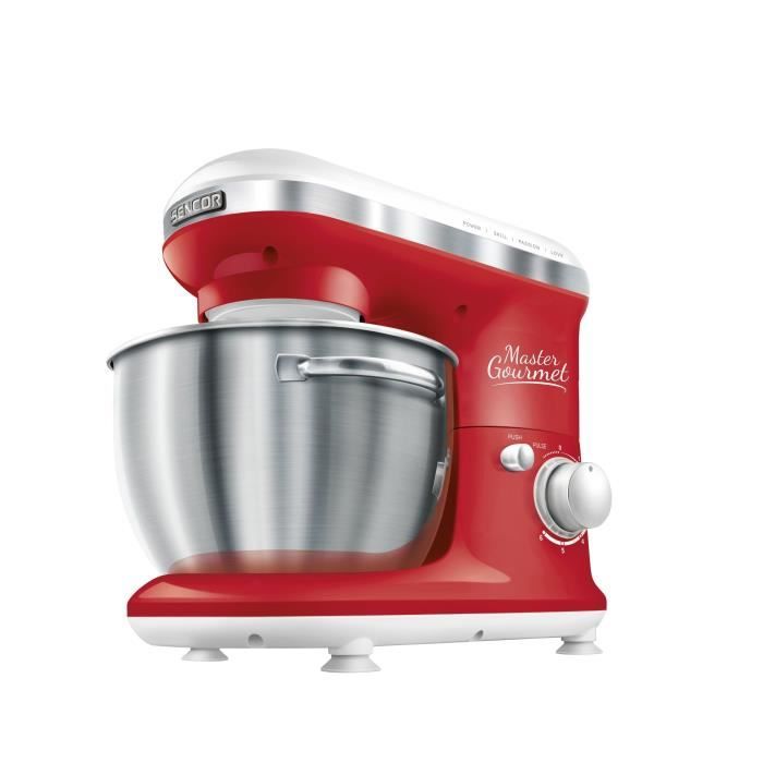 SENCOR STM3624RD Robot pâtissier Master Gourmet - Rouge