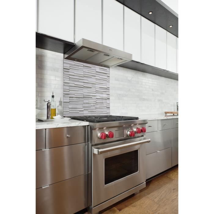 Fond de hotte "Texture mur" en Verre1