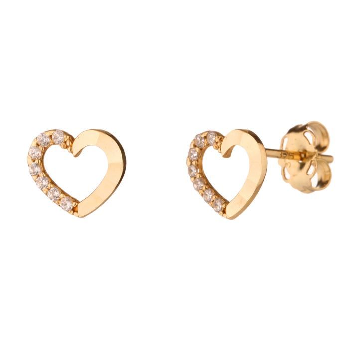 OR ECLAT Boucles d'Oreilles Or Jaune 375° Femme