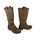 Bottes cowboy femme daim Marron