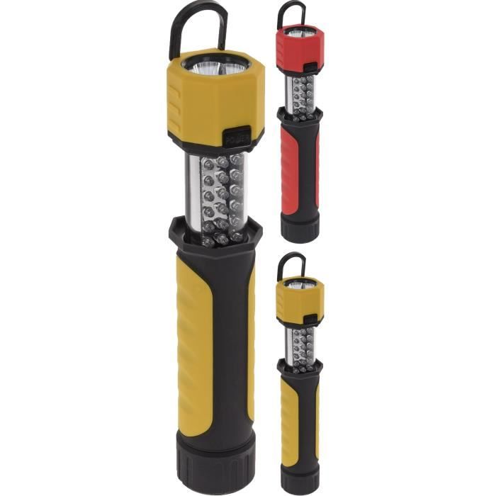 Lampe torche 30 Plus 4 LED télescopique 33 cm maximum