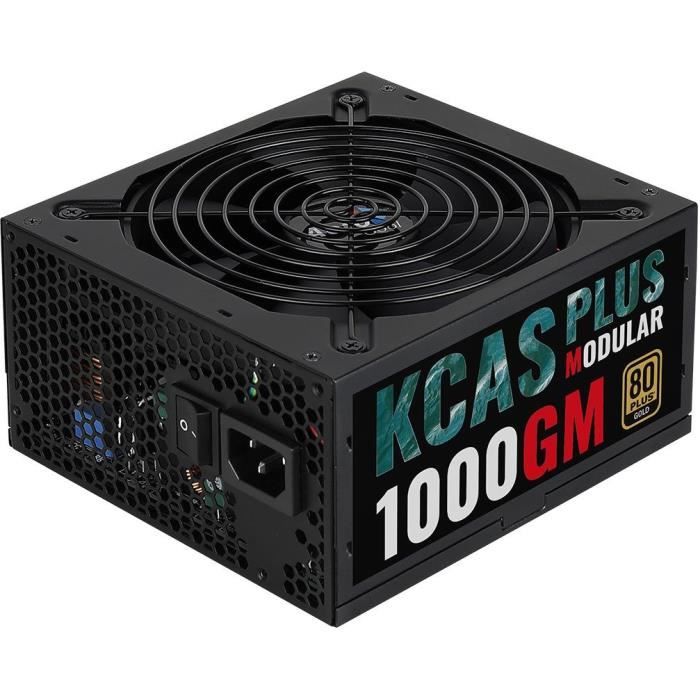 AEROCOOL Alimentation PC modulaire KCAS PLUS 1000GM (80+ Gold)