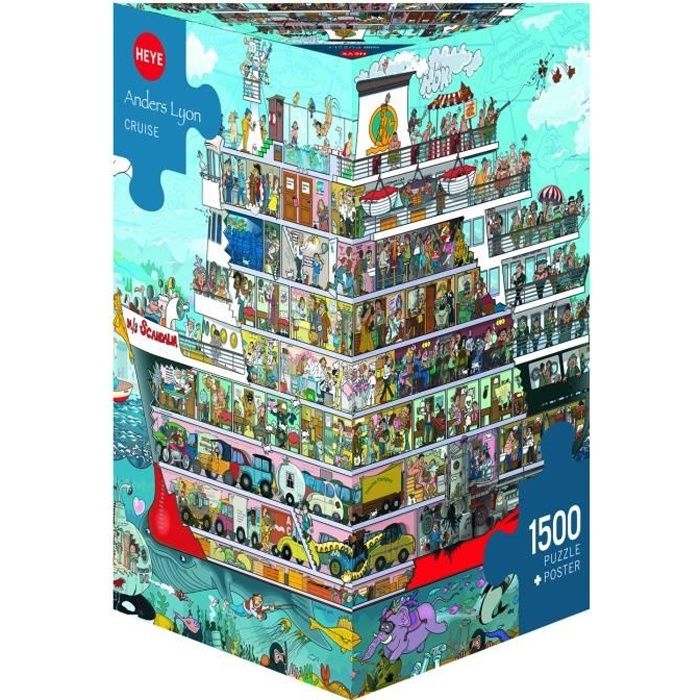 MERCIER Puzzle 1500 pièces Cruise - 60 x 80 cm