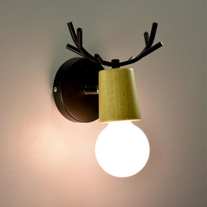 TOFOCO E27 Applique Murale Nordique antler Minimaliste , rétro, Pour ... TOFOCO E27 Applique Murale Nordique antler Minimaliste , rétro, Pour ...