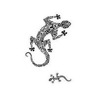 POCHOIR CRÉATIF Pochoir Salamandre Maori - Ki Sign - 21x29,7 cm POCHOIR CRÉATIF Pochoir Salamandre Maori - Ki Sign - 21x29,7 cm