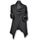 Mode Femme Cardigan Décontracté Jacket Gris foncé