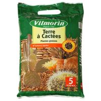 TERREAU - SABLE VILMORIN Terre à cactées - 5 L TERREAU - SABLE VILMORIN Terre à cactées - 5 L