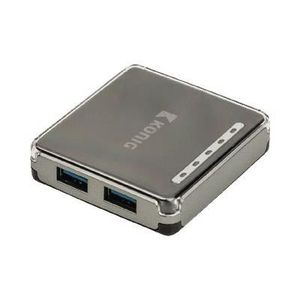 KONIG Hub USB 3.0 - 4 Ports - Noir