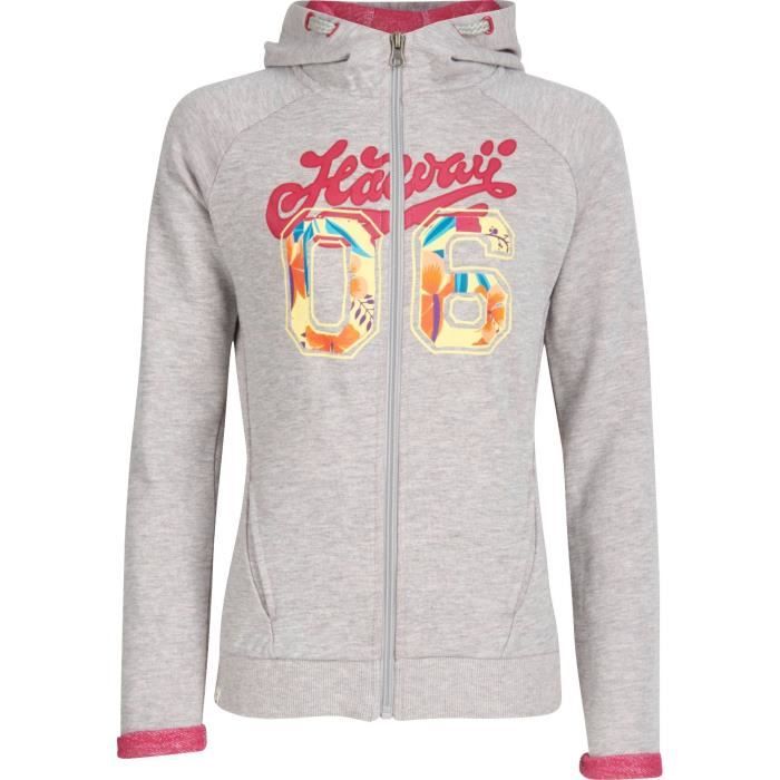 UP2GLIDE Sweatshirt zippé Coraline - Enfant - Gris