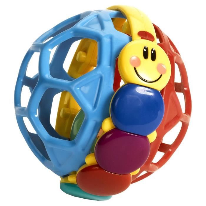 BABY EINSTEIN Balle hochet chenille Bendy Ball™ - Multi Coloris