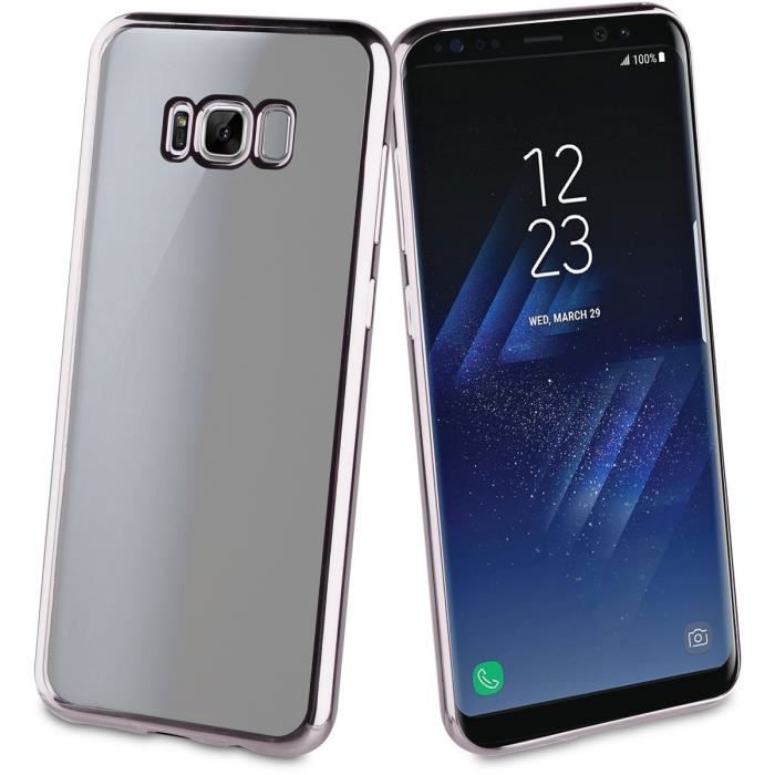 Muvit Coque etui Transparente Crystal soft souple pour Huawei P8 Lite 2017