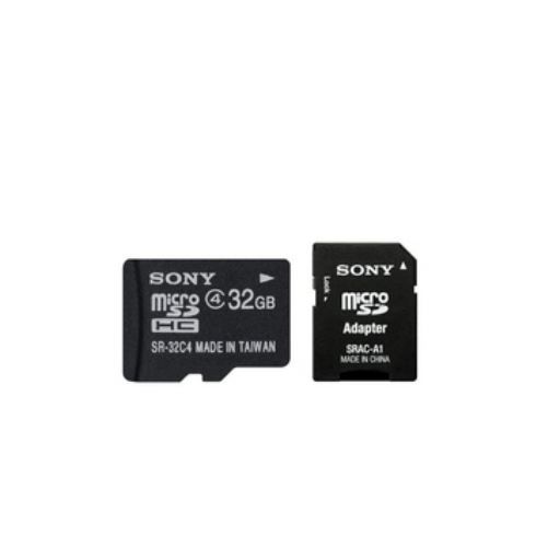 SONY Carte mémoire Sony - Micro SDHC - class 4 - Avec adaptateur - 32 GB