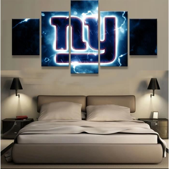 5 pièces new york giants NY logo maison moderne mur décor peinture ... 5 pièces new york giants NY logo maison moderne mur décor peinture ...