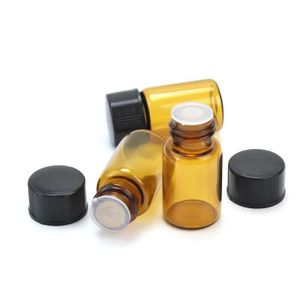 Flacons Échantillons Huiles Essentielles 2ml Ambre - Lot De 36 Avec Réducteurs Et Pipettes