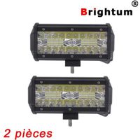 PHARES - OPTIQUES 2x 120W 7" Cree Rampe LED Phares longue portée Bar PHARES - OPTIQUES 2x 120W 7" Cree Rampe LED Phares longue portée Bar