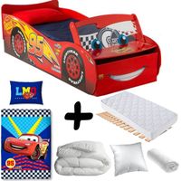 LIT BÉBÉ Pack complet Premium Lit Flash McQueen avec Pare-B LIT BÉBÉ Pack complet Premium Lit Flash McQueen avec Pare-B