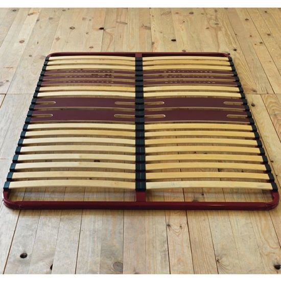 morpho cadre à lattes bultex 140x190 cm - achat / vente sommier