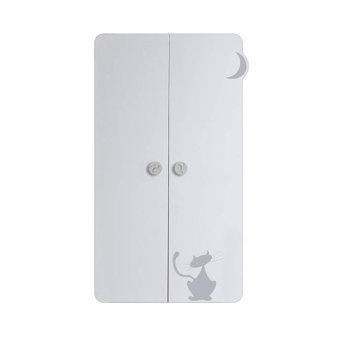 KITTY Armoire 2 Portes