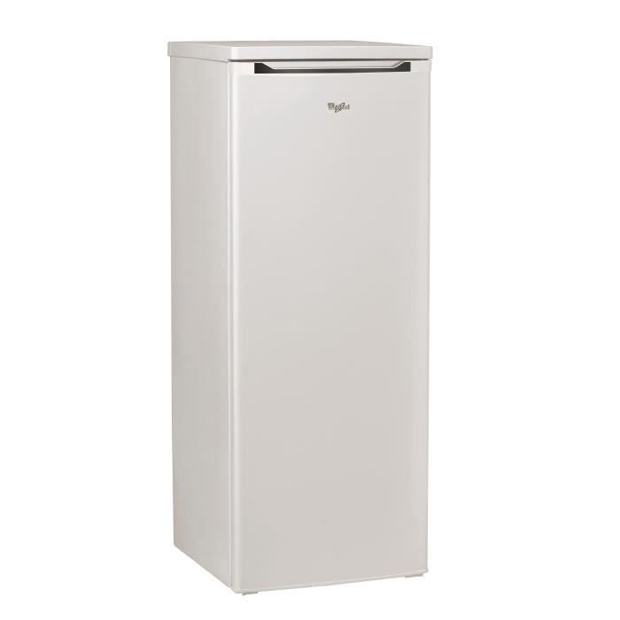 WHIRLPOOL WM1552A+W - Réfrigérateur congélateur haut - 223 L (208 L+15 L) - Froid brassé - A+ - L 55 x H 143 cm - Blanc