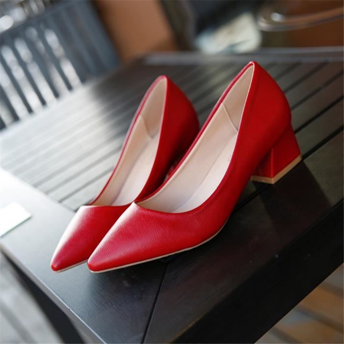 beige Femmes Chaussure Escarpins Nouvelle Haut rouge Elégant Mode Respirant noir Marron Qualité 7qO7fwR