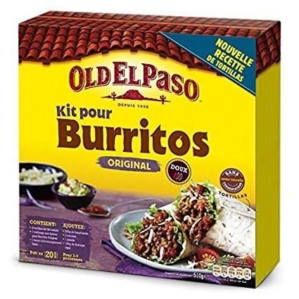 OLD EL PASO Kit Burrito Original - 510 g