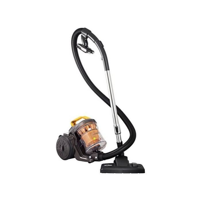 SOLAC S94809700 Aspirateur Sans sac Multicyclonic AAA 800 W - 3 L - Orange et Marron