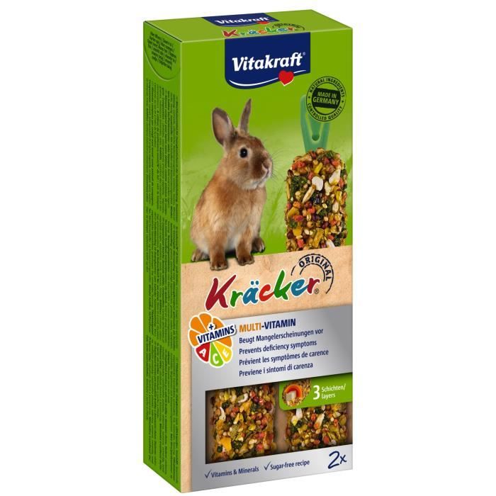 VITAKRAFT Kräcker Multi-Vitamine P/2 - Pour lapin nain