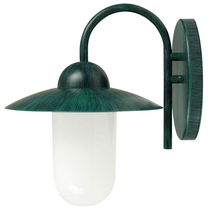 Lampe Extérieure Luminaire Mural Applique Facade éclairage Vert