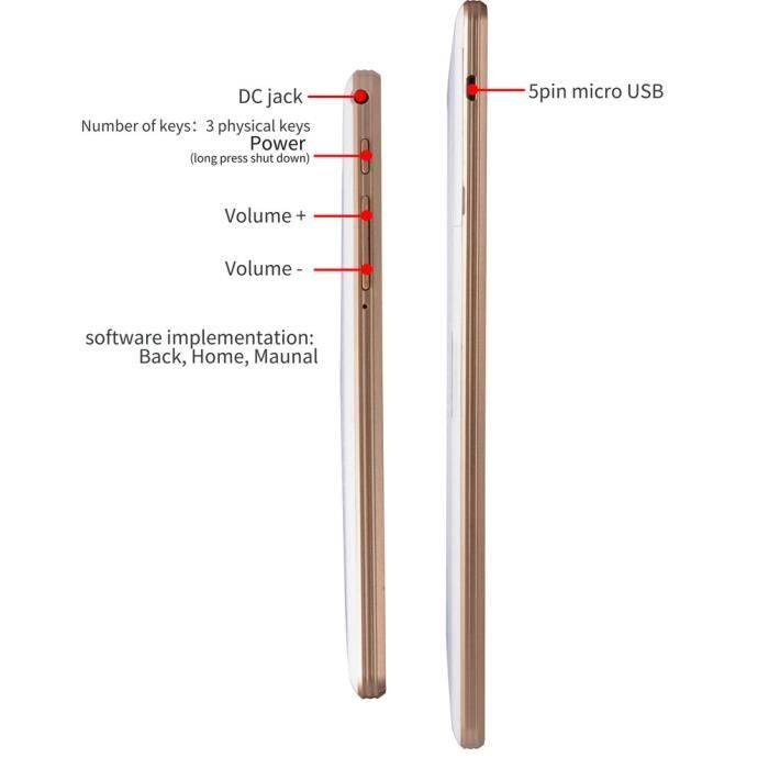 Tablette 9,6 pouces double carte SIM Android 6.02