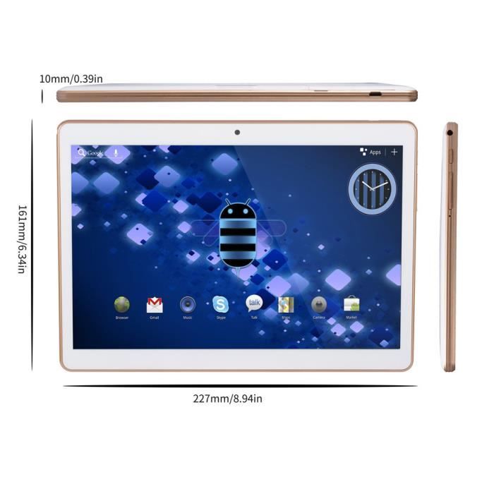Tablette 9,6 pouces double carte SIM Android 6.03