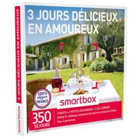COFFRET SÉJOUR Coffret cadeau - 3 jours délicieux en amoureux - S COFFRET SÉJOUR Coffret cadeau - 3 jours délicieux en amoureux - S
