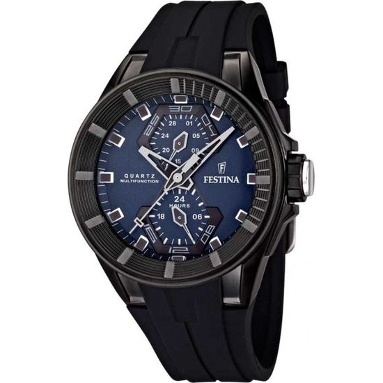 BleuNoirSport Classique Multifonction F16… Festina Montre 29IWHED