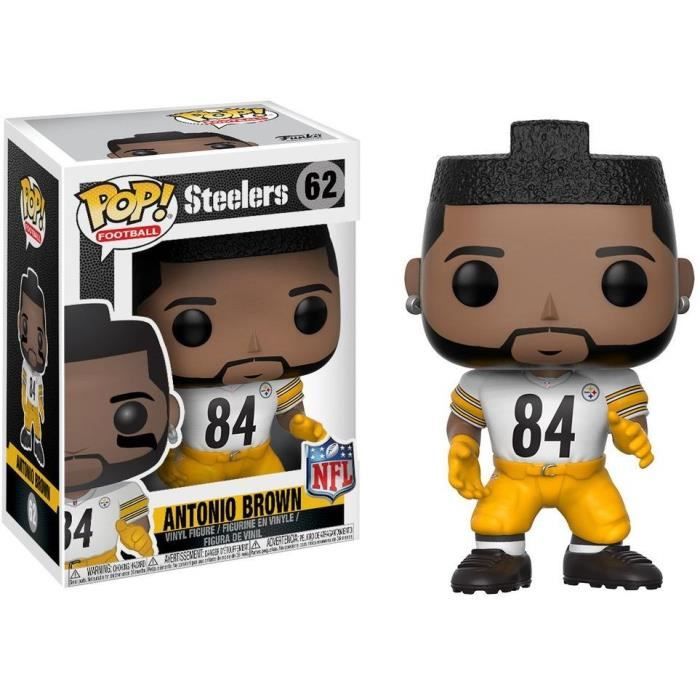 Figurine Funko Pop NFL Steelers Antonio Brown Jaune