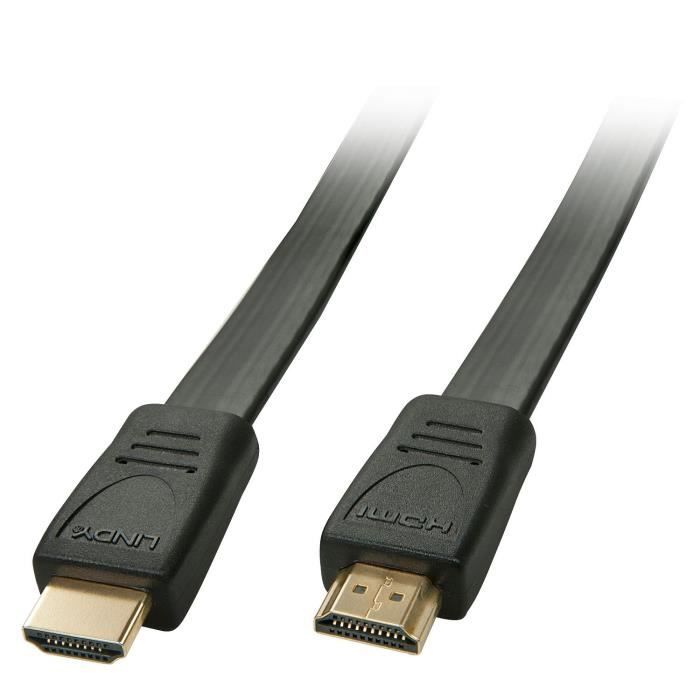 LINDY Câble HDMI High Speed plat - 2m