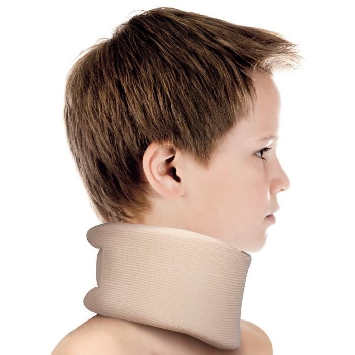 Collier cervical NOVOLIFE NL-21009 - Taille M 46 cm - Soulage les douleurs - Constitué de mousse et n'est pas lavable en machine