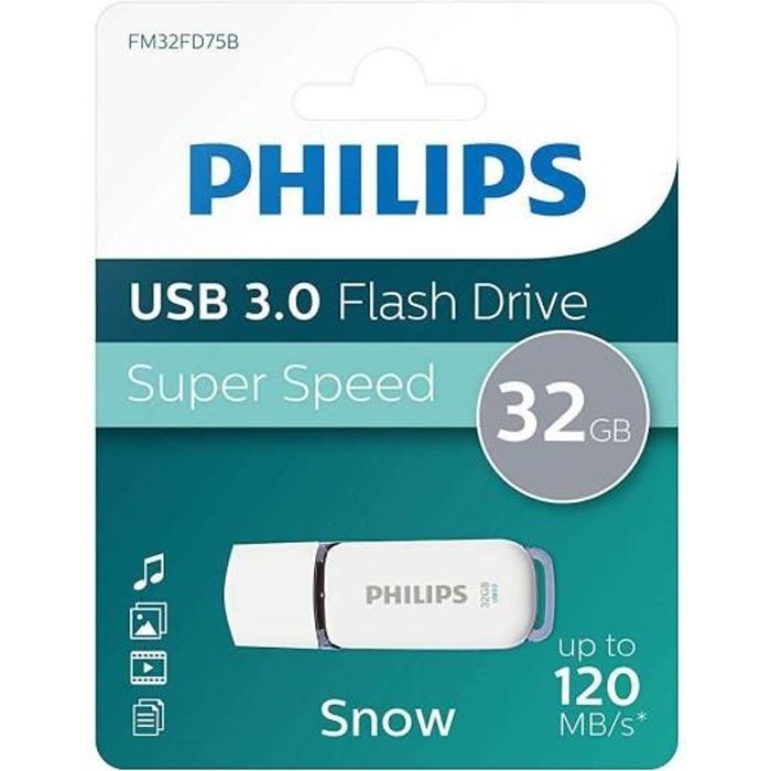 PHILIPS Clé USB Snow - 32 Go